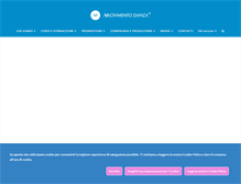 Tablet Screenshot of movimentodanza.org
